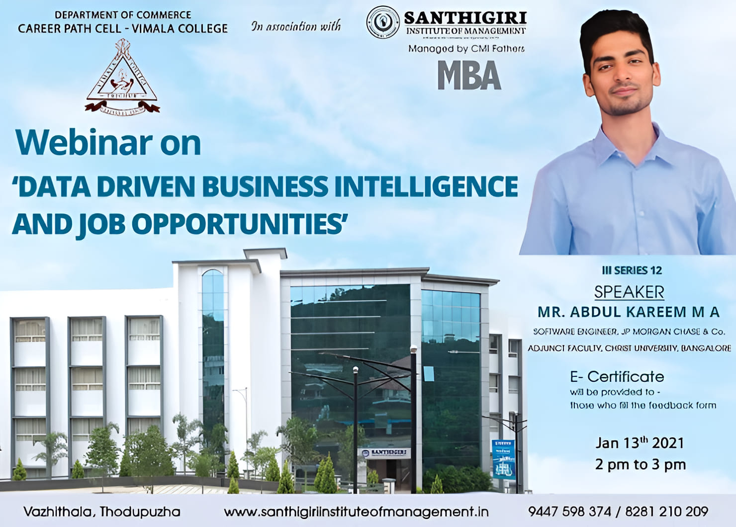 Webinar: Data Driven Business Intelligence