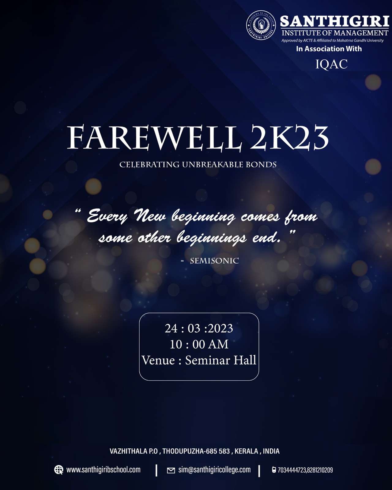 Farewell 2k23