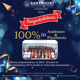 100% in Academics & Placements