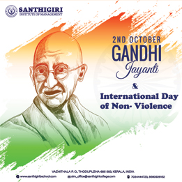 Gandhi Jayanthi & International Day of Non-Violence