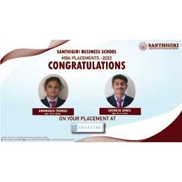 Our MBA Grads Placed at ENVESTNET