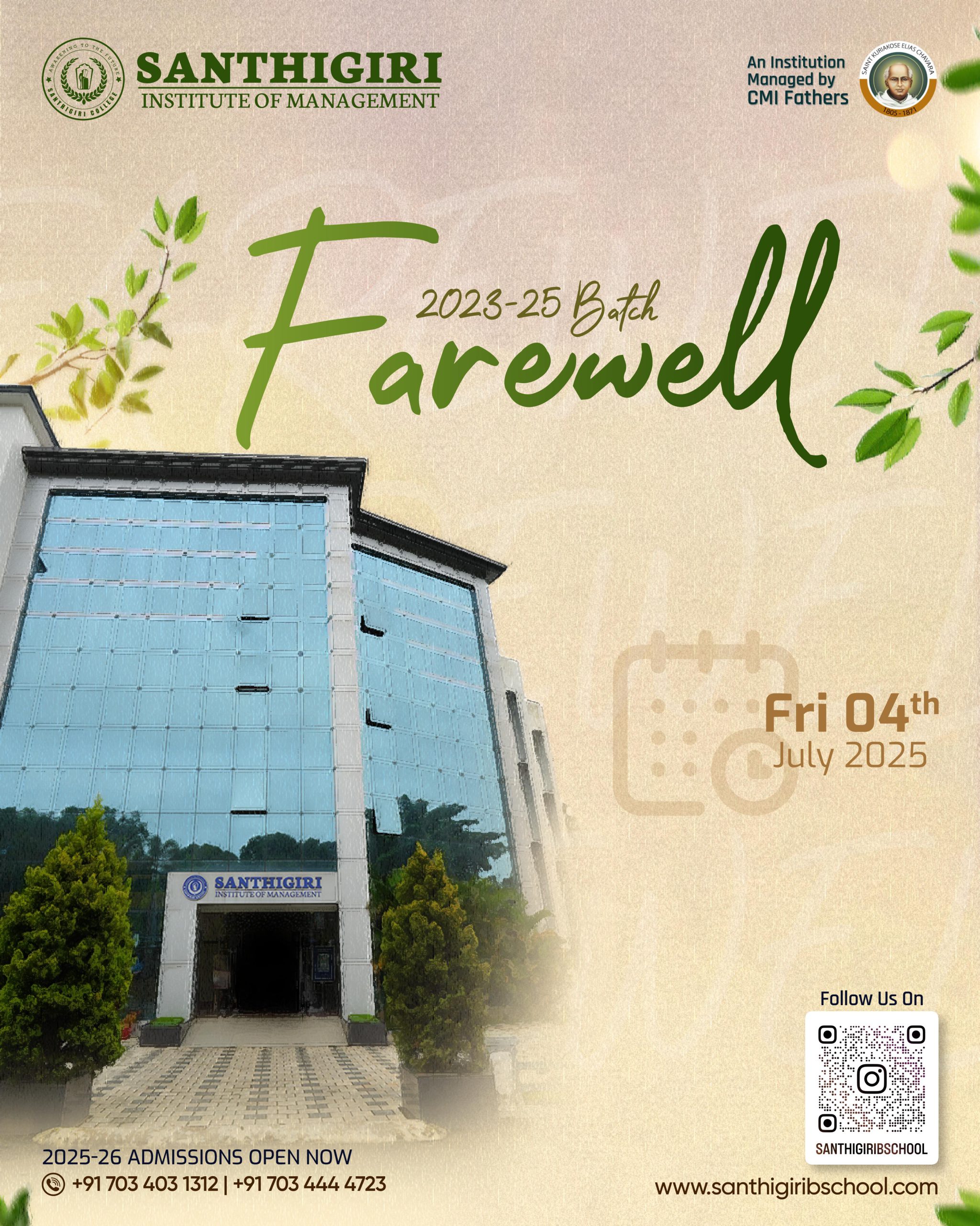 2023 25 Batch Farewell